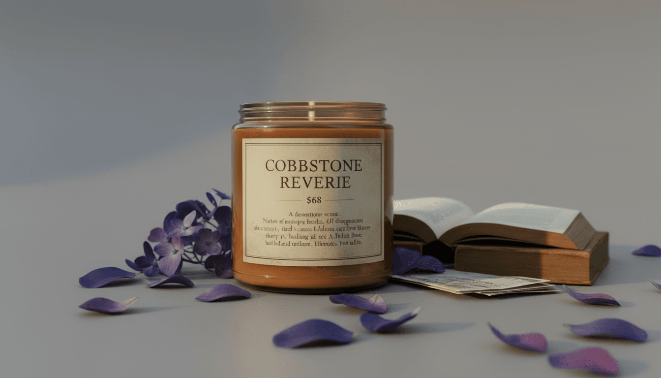 Cobblestone Reverie candle