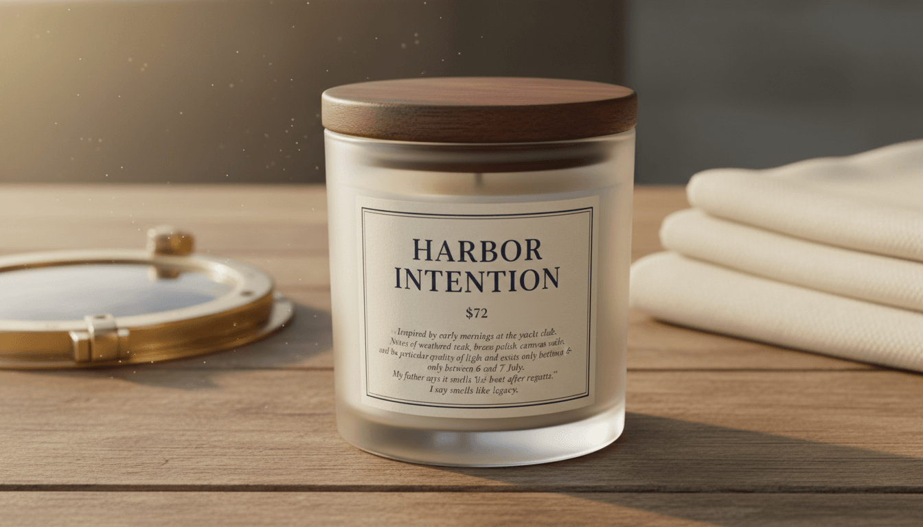 Harbor Intention candle