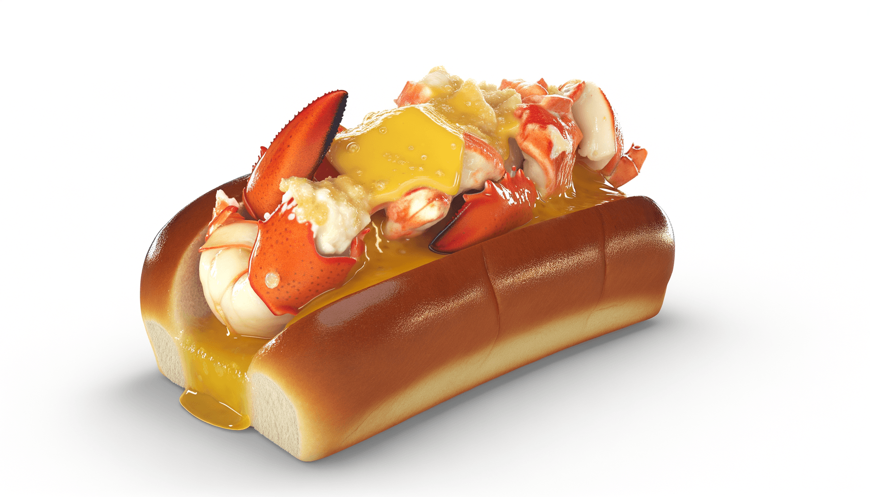 Connecticut-style warm butter lobster roll
